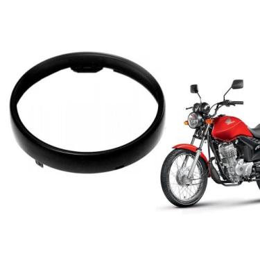 Imagem de Aro Farol Preto Cg Titan Cargo Fan Ks Es Esd 2000 Ate 2013 - Dvsc