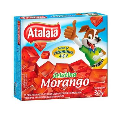 Imagem de Gelatina Atalaia 30g Morango cx 36uni