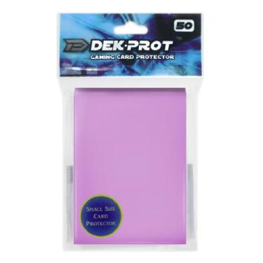 Imagem de YuGiOh D Dek Prot Flat Gaming Card Sleeves Lilac Purple 50 Count