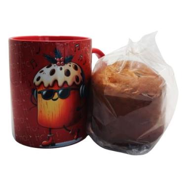 Imagem de Caneca Canetone Gente que ama Panetone com Mini panetone - Coleção Tea