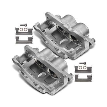 Imagem de Conjunto de 2 pinças de freio para GMC Savana 1500 2500 Sierra 1500 2500 para Chevrolet Silverado 1500 2500 3500 para Cadillac 2000-2013 esquerda e direita com disco de 4 rodas 18-B4728, 18-B4729