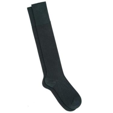 Imagem de Meia 3/4 Cano Alto Calcanhar Verdadeiro Acrílico Lupo 1615-001, Chumbo