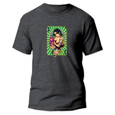 Imagem de Camiseta Algodão Premium Estampa Digital Arte Poker Baralho - NoBrand,