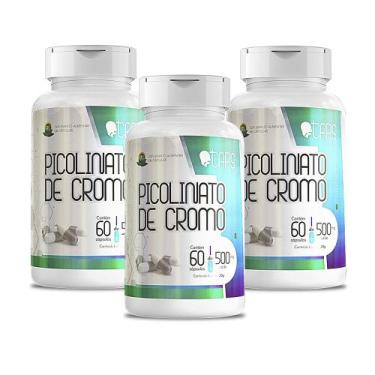 Imagem de PICOLINATO DE CROMO - 500mg (60 Cápsulas) +CAPS, 3