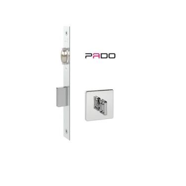 Imagem de Fechadura rolete porta banheiro wc pivotante pado inox polido (cromado