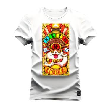 Imagem de Camiseta Plus Size Algodão T-Shirt Premium Estampada Fortune - Nexstar