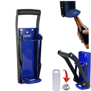 Imagem de Amassador De Latinhas Latas Cerveja Com Abridor De Garrafa - grepar