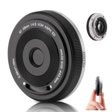 Imagem de VILTROX 28mm F4.5 Pancake Lente para Sony E, lente grande angular com foco automático e quadro completo ultrafina para Sony E-Mount câmeras A7C A7II A7SIII A7III A7RIII A7IV A7RIV A9 A1 FX3 A7RV ZVE1
