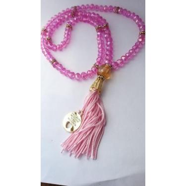 Imagem de Japamala 108 contas cristal rosa hoponopono - Despertar arts