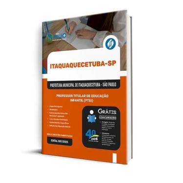 Imagem de Apostila Prefeitura de Itaquaquecetuba - SP - Professor Titular de Edu