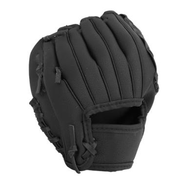 Imagem de Luva de beisebol, luvas de beisebol ergonômicas de couro PU Suavidade Luva de campo de beisebol profissional, luvas de softball de vários estilos para jovens adultos (9.5 Inch)