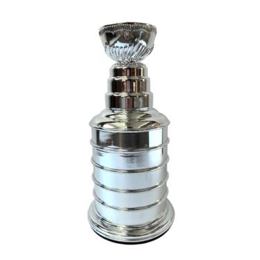 Imagem de LNGODEHO Troféu Campeão de Hóquei no Gelo Prata de 35 cm, Réplica da Copa Stanley de Resina, Cromado Prata Hóquei Esportiva, Jogadores, Treinadores, Colecionadores,