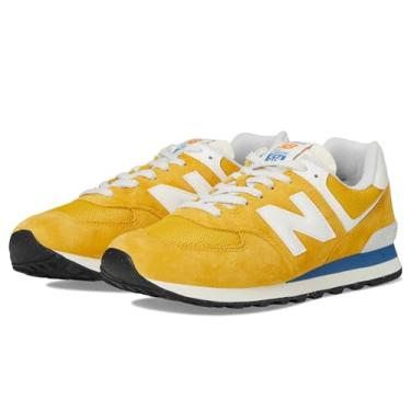 Imagem de New Balance Tênis unissex adulto 574 V2, Marmelada/sal marinho, 7 Wide Women/5.5 Men