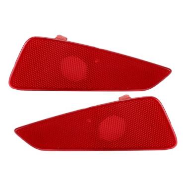 Imagem de INFINAUTO Refletor de para-choque refletor traseiro marcador lateral Nº JX7B13B415CA/JX7B13B414CA para Ford Focus Sedan 2019-2020 Plástico Vermelho Durável