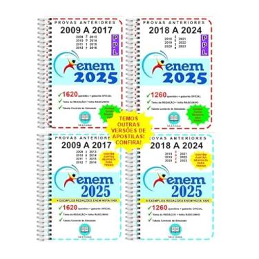 Imagem de ENEM 5040 questões PPL + REGULAR 2009 a 2022 + gabarito OFICIAL