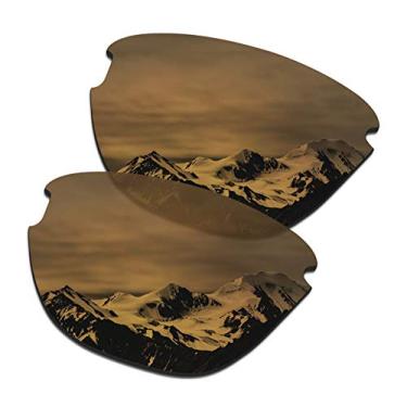 Imagem de SmartVLT Lentes de substituição polarizadas revestidas de ouro bronze AR para óculos de sol Oakley Frogskins Lite OO9374