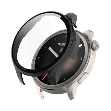 Imagem de Estilo no Pulso, Capa case com película compatível com Amazfit Balance Cor:Preta
