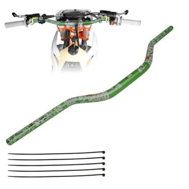 Imagem de PRO CAKEN Universal 7/8" 22Mm Guiador para Crf Klx Kx Ltr Trx Sx Sxf Exc Xcw Motocross Pit Sujeira Bicicleta Scooter Atv Quadriciclo Grizzly Hawk 250 Bicicletas Verde