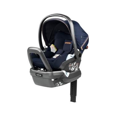 Imagem de Cadeira de Carro Infantil com Base e Barra Anti-Rebote, para Bebês de 1,8 kg a 15,8 kg, Peg Perego Primo Viaggio, Azul