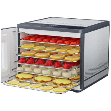 Imagem de Desidratador de Alimentos TINANA de Aço Inoxidável para Carne - Desidratador Digital para Frutas, Ervas e Carne Seca. 