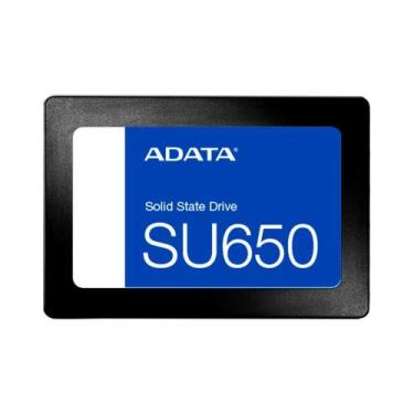 Imagem de SSD Adata SU650, 256GB, SATA III, 2.5", Leitura: 540MB/s, Gravação: 45