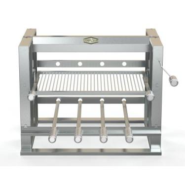 Imagem de Churrasqueira Elevatória 4 Espetos Grelha Parrilla Uruguaia - Lider Gr