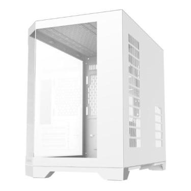 Imagem de Gabinete Liketec Ilusion Snow Mini Tower Vidro Temperado USB S/Fans Br