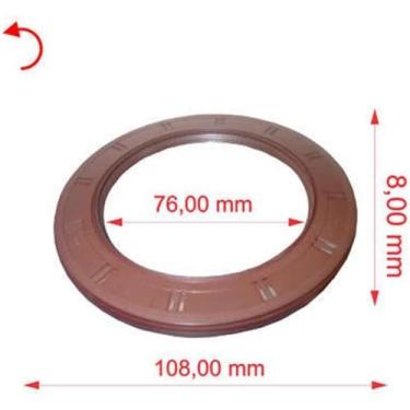 Imagem de Retentor traseiro do virabrequim Hyundai I30 2013 a 2013 - BASTOS