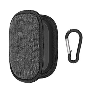 Imagem de Geekria Capa de transporte para fones de ouvido compatível com Panasonic Technics EAH-AZ70W, bolsa de viagem protetora de substituição com armazenamento de cabos (cinza escuro)