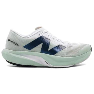 Imagem de Tênis New Balance Fuelcell Rebel V4 Masculino, 39, Verde claro