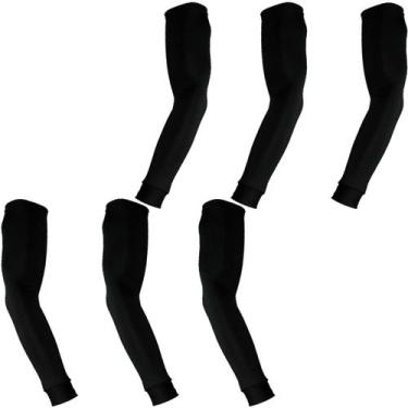 Imagem de Kit 3 pares de manguitos com proteção UV50+ - EX311, Preto, P
