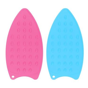 Imagem de HARFINGTON 2 peças de almofada de descanso de ferro de silicone, tapete multiuso, resistente a quente, placa de descanso de ferro para tábua de engomar, tapete compacto a vapor resistente ao calor,