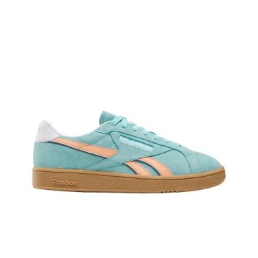 Imagem de Reebok Tênis unissex adulto Club C Grounds UK, Ai Aqua/Sunkissed Orange/Gum, 14.5 Women/13 Men
