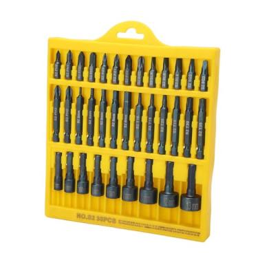 Imagem de Conjunto de Bits de Fenda de Aço S2, Suporte de Bits Magnéticos, Tamanhos Rotulados, para Veículo, Eletrodomésticos, Máquinas