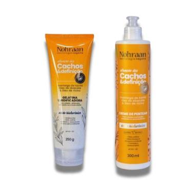 Imagem de Kit Gelatina e Creme de Pentear Cachos & Definição - Nohraan