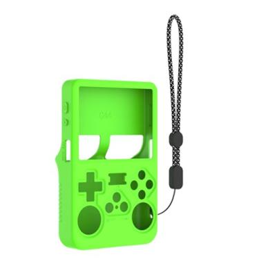 Imagem de ZHOUSUFEN Capa protetora de silicone à prova de arranhões para console de jogos R36S capa skin sleeve gamepad acessório de jogo