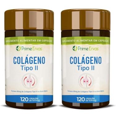 Imagem de Colágeno Tipo 2 Saúde das Articulações 120 Cáps Prime Ervas – Leve 2 unidades e aproveite melhor o frete!
