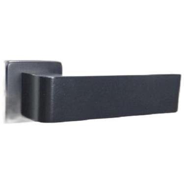 Imagem de Fechadura Lexi Imab Banheiro Wc Preta Preto Fosco Pp 55Mm