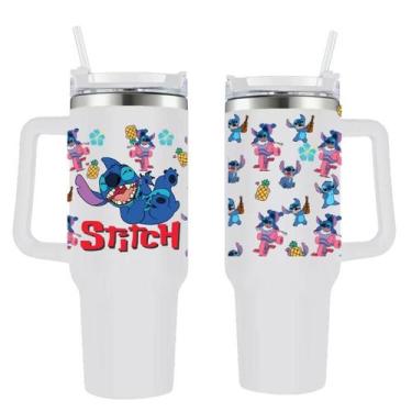 Imagem de Copo Térmico Personalizado Lillo Stitch Personagens 1200 Litros Com ta