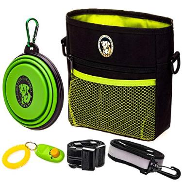 Imagem de Bolsa de Treat para Cachorro Perrama, Bolsa de Treino para Cães Pequenos e Grandes com Clicker e Tigela de Comida Dobrável Sem BPA – Bolsa de Tratamento para Animais de Estimação com Alças Reflexivas de Cintura e OmbroPERRAMA preto 11273662