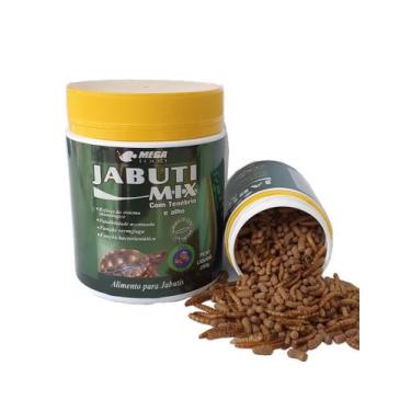 Imagem de Ração Mega Food Jabuti Mix 200g com larvas tenébrio