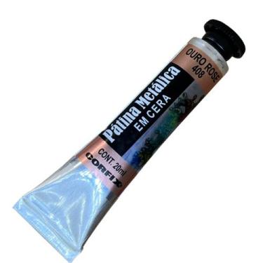 Imagem de Tinta Pátina Metálica 20ml Corfix Ouro Rose 408, 408 - OURO ROSE