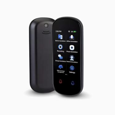 Imagem de Dispositivo Tradutor de Idiomas Online e Offline Portátil 138 idiomas traduções de voz e texto em tempo real