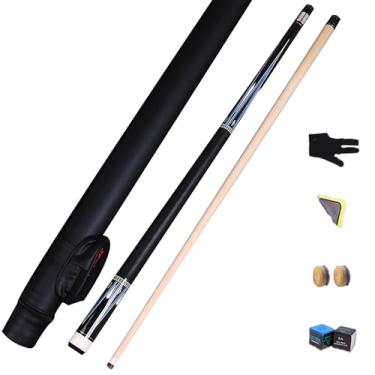 Imagem de Taco de Bilhar com Madeira Premium, Construção Precisa e Acabamento Sofisticado para Partidas Profissionais (B Tacos de bilhar e acessórios+ barril de tacos, 12.75mm)