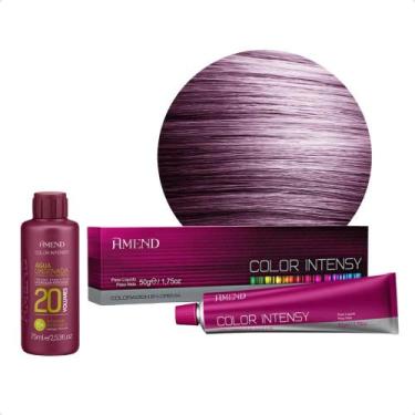 Imagem de Kit Amend Color Intensy Coloração em Creme 5.20 Castanho Claro Violeta