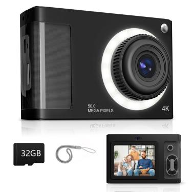 Imagem de Câmera digital arnssien 1080P Vlogging 2,4 16LED 4K Kids
