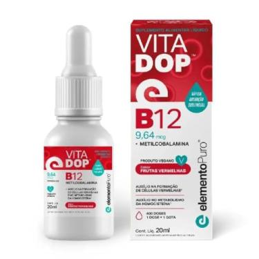 Imagem de VitaDop B12 Elemento Puro Vitamina em gotas 400 doses 20ml Sabor:Frutas Vermelhas