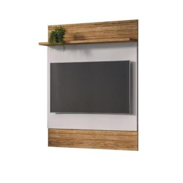 Imagem de Painel Guratuba Para Tv de 48" Cinamomo/Off-White - Bechara