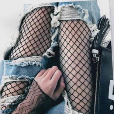 Imagem de Kit 2 Meias Calça Arrastão Feminina Adulto Preta Tamanho Único - oem, 