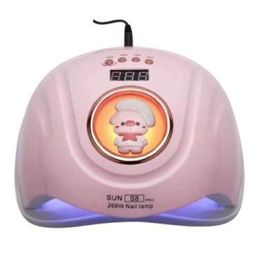 Imagem de Cabine de Unha Sun S8 Profissional 268w Para Unhas de Gel Led Uv Com B